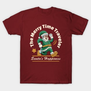 Cheerful Santa Christmas T-Shirt